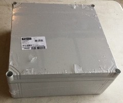 Hoffman Q303013PCI Enclosure Junction Box,Opaque Cover, Gray.