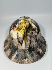 New Full Brim Hard Hat Custom Hydro Dipped PITTSBURG STEELERS