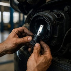20000LM Auto LED Headlight Bulb 6000K IP67 12V 6063