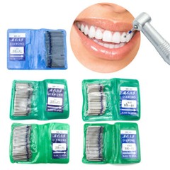 50 Pcs Dental Diamond FG High Speed Burs For Polishing Smoothing TC Series Burs