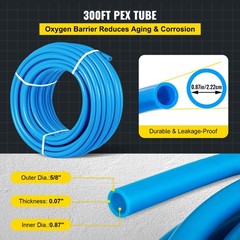 1in x 300ft Blue Non-Barrier PEX-B Tubing Flexible Potable Water Pipe