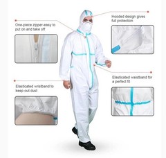 PPE bodysuit, DISPOSABLE PROTECTIVE CLOTHING FOR MEDICAL USE (Size Large)
