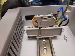 Industrial DIN-Rail Enclosure w/ Pre-wired Power Inlet, Connector Block & Fuse