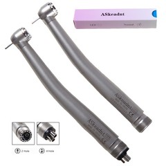ASkeadnt NSK Style Dental High Speed Handpiece Push Button Turbine 2Hole 4Hole