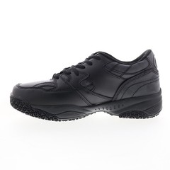 SkidBuster Oxford Slip Resistant S5055 Womens Black Wide Work & Safety Shoes