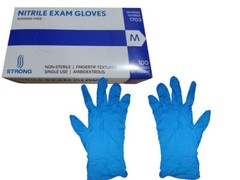 Blue Nitrile Exam Gloves Powder Free – Small/Medium/Large/XL 100/box