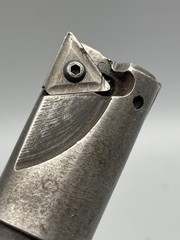 Bridgeport Style 1.00″ Indexable End Mill 3/4″ Shank 4.00″ OAL TPG Insert