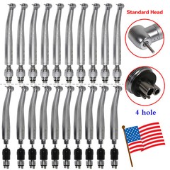 NSK/KAV Style Dental High Speed Handpiece with 4 Hole Quick Coupler 360° Swivel