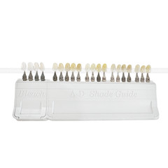 USA Dental Teeth Shade Guide Porcelain 20 Color A-D Tooth 4 Bleach Vivadent