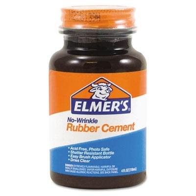 Elmer’S E904 4 Oz Rubber Cement 4 fluid ounces, White