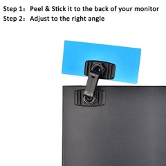 Acrylic Stick-On Security Mirror, Wide Angle Convex Rear View Mirror for Cubi…
