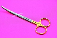 NEW PREMIUM GERMAN T/C Baby Metzenbaum Scissors Surgical Instruments 5.5″ CURVED