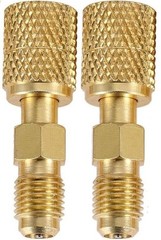 R410A 3-Way AC Manifold Gauge Set for R410A R22 R134A R404A w/ Hoses Adapters