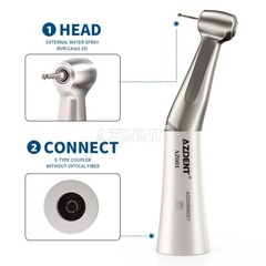 AZDENT Dental 1:1 Slow Low Speed Handpiece Contra Angle Push Button E-Type AZ001