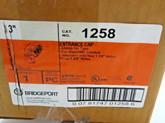 BRIDGEPORT 1258 ENTRANCE CAP 3″ Clamp on Type (Pack of 1)