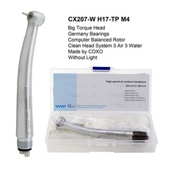 COXO Dental LED High Speed Handpiece 4 Holes E Generator Self Power Air Turbine