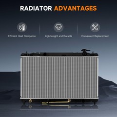 Coolant Radiator for Toyota Camry 2.4L 2007-2009 2.5L 2010-2011 CU2917 Aluminum