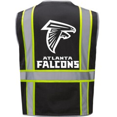 SAFETY WORK VEST PPE 🏈🦺ATLANTA FALCONS W/REFLECTIVE LOGO SIZE L/XL/2X-4XL