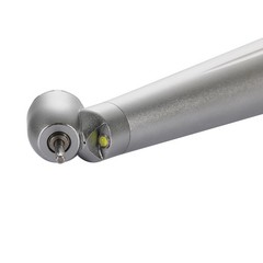 LED Dental Surgical Handpiece 45 Degree High Speed Turbine 4 Hole Rare Exhaust