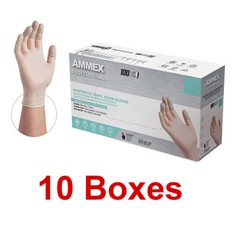 Ammex Stretch Vinyl Ivory Exam 4.0 Mil Glove – Medium VSPF44100 (/GM3-4093-VS…