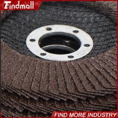 Findmall 50 Pcs 4-1/2″×7/8″ 40 Grit Premium Zirconia Flap Disc Sanding Grinding