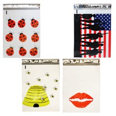 10×13 Poly Mailers, Bees, Flag, Lips, Bugs,Quality Flat Shipping Envelopes Bags!