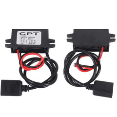DC 12V to 5V 3A 15W Step down USB Converter Regulator Adapter For Car Charger US