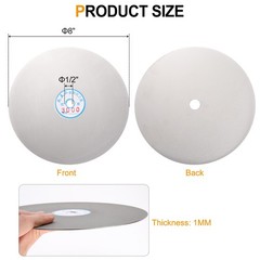 Diamond Flat Lap Disc 8″ x 1/2″ Arbor 3000 Grit Grinding Wheel
