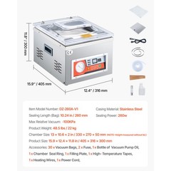 Commercial Vacuum Sealer Machine Chamber Food Saver Bag Packing Sealing 110V