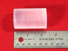 Bicron BC412 Round Scintillator Plastic for 1-1/2 inch PMT detectors 1.4″X2.25″