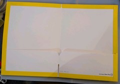 💛 Vintage 1970s Duo-Tang Color Port Paisley Pocket Folder Yellow No. 270-4…