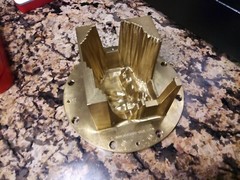 Vintage BRASS 5 pounds 7 oz., Aircraft Manufacturing Brass