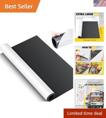 Blank White Surface Magnet Sheets 36 Inch x 5 Feet, 30 Mil Magnetic Roll Prin…