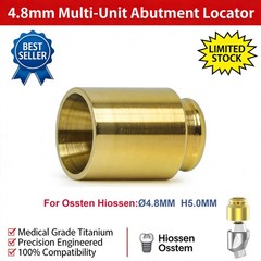 Locator Implant Attachment & Caps for Hiossen Multi-Unit ∅4.8 Abutments 3/5mm GH