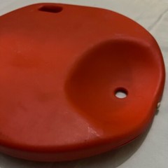 Hudson 1178 Red Lifesaver Rectangular CPR Board