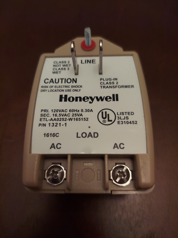 Honeywell 1321-1 16.5VAC 25VA Transformer – Beige