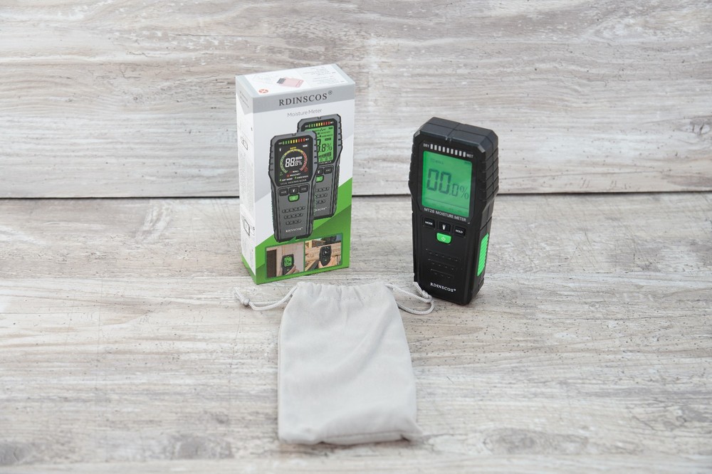 New RDINSCOS Digital Wood Moisture Meter Pinless Type