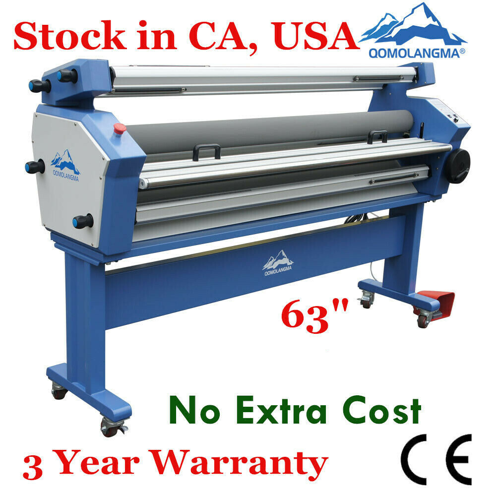 Full-auto 63″ Large Format Cold Laminator Laminating Machine with 4pcs trimmer