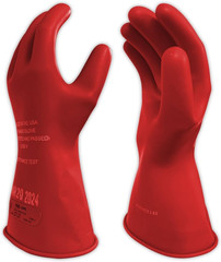 Rubber Insulating Electrical Safety Gloves, Class 0 ASTM Compliant