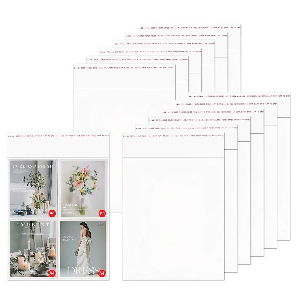 18X24 Clear Cellophane Bags 100Pcs Large Self Sealing Cello Bags Self Adhesive P