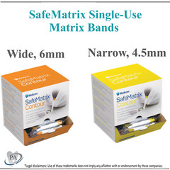 Dental Pro-Matrix Bands Pro-Matrix Curve – Narrow, 4.5 mm, 50/Box, Yellow, 19001