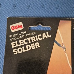 Oatey Rosin Core Electrical Solder Wire 0.062 in 8 oz MPN 51185