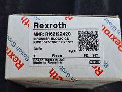 NOS Bosch Rexworth R162122420 Linear Guide Slider Block Ball Bearing ROMANIA