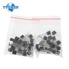 50PCS Transistor BC547 BC557 BC547B BC557B NPN PNP Triode Transistors DIY Kit