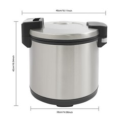 19L/20Qt Electric Commercial Rice Warmer Restaurant Non-stick Rice Warmer 110W