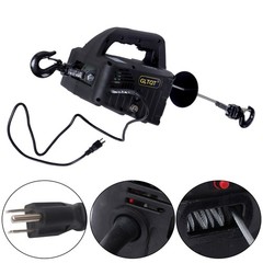 2-in-1 Portable Electric Hoist Power Winch 1100 lbs Wired Remote Control 1500W