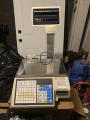 CAS CL5000-R Retail Price Computing Scale with Label Printer (Pole Model)