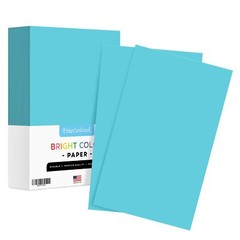 8.5 x 14 Lunar Blue Bright Color Paper, Legal Size, 24lb Bond, 500 Sheets