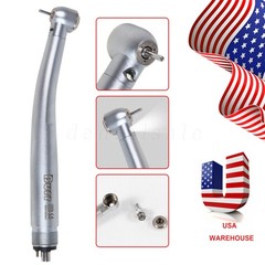 Dental LED Handpiece Standard Push Button High Speed Handpiece 4 Holes Burr NEW