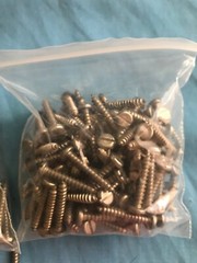 10 Pounds of Assorted Sizes & Lengths Stainless Steel Screws / Bolts Hardware
